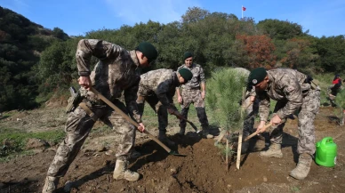 Aydın’da duygulandıran tören: 33 şehit için 333 fidan dikildi