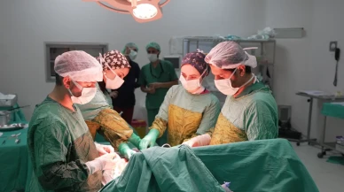 Dev tümör ameliyatı: Böbrekten 2,2 kilo tümör çıkarıldı