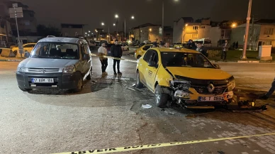 Taksiyi çalıp kaçtı kaza yaptı: Yarım saatte yakaladı
