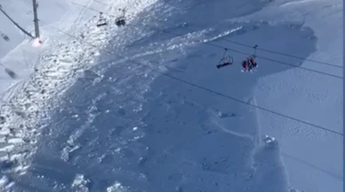 Çığ anı, İranlı kayakçının kask kamerasına yansıdı