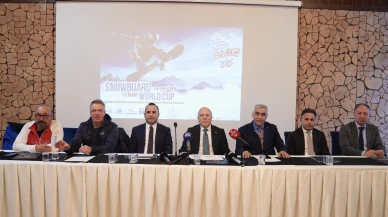 Palandöken'de FIS Snowboard Cross World Cup'ın bilgilendirme toplantısı yapıldı