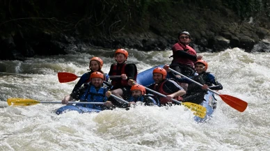 Melen Çayı'nda rafting sezonu açıldı!