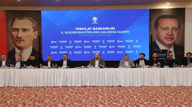 AK Parti İl Koordinatörleri Çalışma Kampı Kızılcahamam'da başladı
