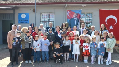Kocaeli'de huzurevi sakinlerinden çocuklara 23 Nisan sürprizi