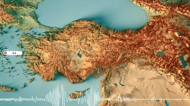 Ege Denizi'nde depremler devam ediyor,02.52'de 4.1 büyüklüğünde bir deprem meydana geldi