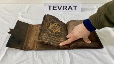 Kırşehir'de 700 yıllık el yazması Tevrat ele geçirildi