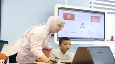 TİKA ve T3 vakfı işbirliğiyle Kırgızistan’da “Bilim Bişkek” merkezi kuruldu
