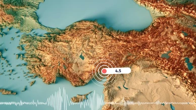 Adana'da 4,5 büyüklüğünde deprem: Can ve mal kaybı yok