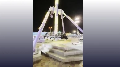 Taif'teki lunaparkta feci kaza! '360 Degrees' eğlence aracı düştü, 23 yaralı