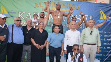 Ali Gürbüz Karamürsel Yağlı Pehlivan Güreşleri'nde başpehlivan unvanını kazandı