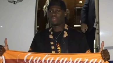 Galatasaray'ın yeni transferi Wilfried Singo İstanbul'da