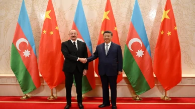 Azerbaycan Cumhurbaşkanı Aliyev Çin Devlet Başkanı Şi ile Görüştü