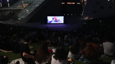 Ankara'da açık hava sineması keyfi devam ediyor