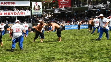 Vezirköprü'de heyecan dolu yağlı güreşler: Feyzullah Öztürk Başpehlivan oldu