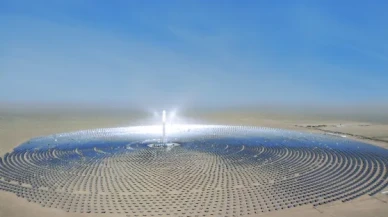 Gobi çölündeki dev solar santrali Çin'in enerji yatırımlarındaki boyutunu gösteriyor
