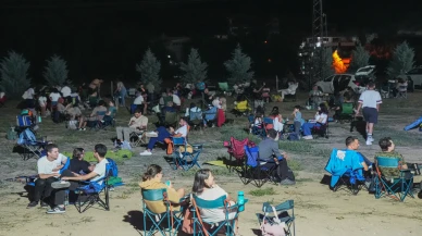 Perseid meteor yağmuru gökyüzü tutkunlarını Gökçeyurt Vadisi'nde buluşturdu
