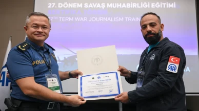 Ankara'da Savaş Muhabirliği Eğitimi Sertifika Töreni düzenlendi