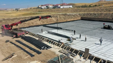 Van'da modern otobüs terminali inşaatı hızla devam ediyor