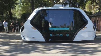 Madrid’de sürücüsüz elektrikli otobüs denemesi başladı