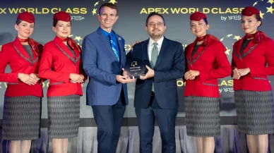 Türk Hava Yolları 5. kez APEX World Class Ödülü ile global havacılığın yıldızı oldu