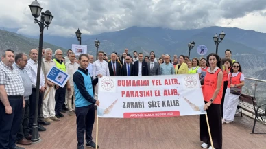 Artvin’de “Dumansız Şehir Artvin” Yürüyüşü Gerçekleştirildi