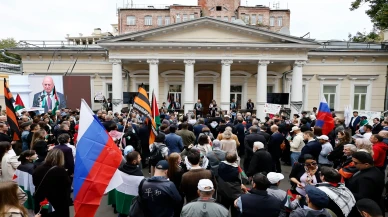 Moskova’da Filistin’e destek etkinliği düzenlendi