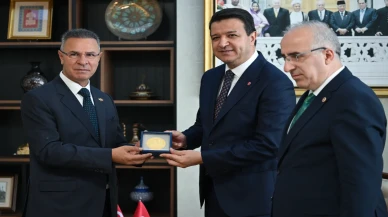 Saadet Partisi Genel Başkanı Arıkan’dan Filistin Büyükelçisi Mustafa’ya veda ziyareti