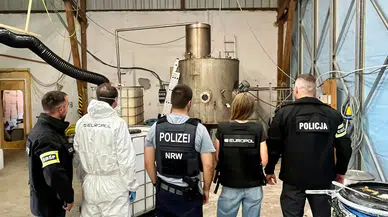 Europol destekli operasyonda amfetamin üretim ağına darbe