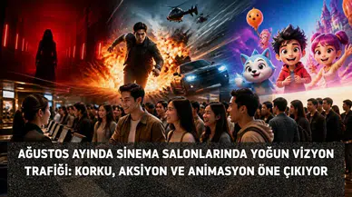 Ağustos ayında sinema salonlarında yoğun vizyon trafiği: korku, aksiyon ve animasyon öne çıkıyor