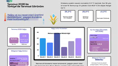 Türkiye'de tarımsal üretimde olumlu tablo: Yağışlar arttı, kuraklık riski geriledi