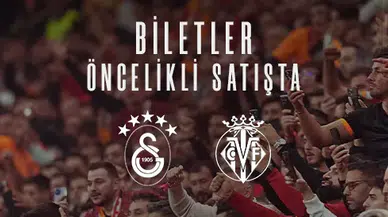 Galatasaray-Villarreal maçının biletleri öncelikli satışta