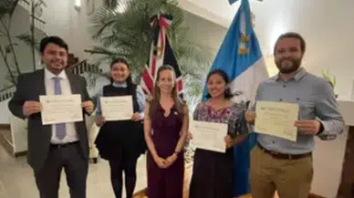 Guatemala ve Honduras’tan Dört Öğrenci Chevening Bursu ile İngiltere'de Yüksek Lisans Eğitimi Alacak