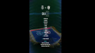 Galatasaray'ın Sporting CP karşısındaki ilk 11'i açıklandı!