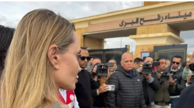Angelina Jolie, Gazze'ye destek için Refah Sınır Kapısı'nda
