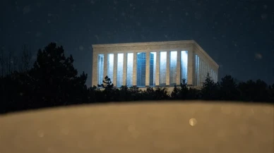 Ankara, yeni yıla beyaz örtüyle merhaba dedi