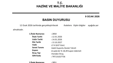 Hazine ve Maliye Bakanlığı'ndan yeni tahvil ihalesi: Enflasyon korumalı teklifler geliyor