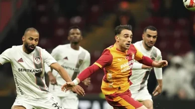 Lider Galatasaray, Gaziantep FK ile 1-1 berabere kaldı