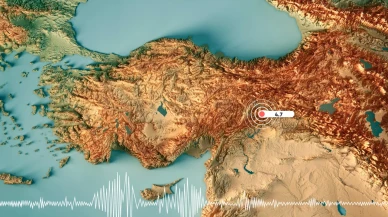 Elazığ'da 4,7 büyüklüğünde deprem