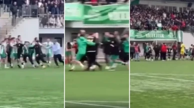 Rize Süper Amatör Lig'de gergin maç: 3 kırmızı kart, tansiyon yüksek