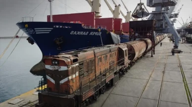15 yıl aradan sonra Lazkiye-Halep tahıl treni yeniden seferlere başladı