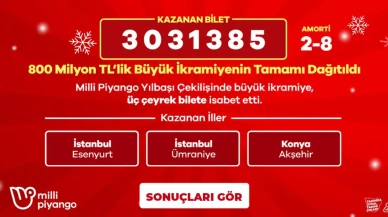 Milli Piyango sonuçları bilet sorgulama ekranı sıralı tam liste 2026