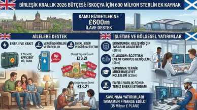 İngiltere Bütçesinden İskoçya’ya 600 Milyon Sterlinlik Ek Kaynak