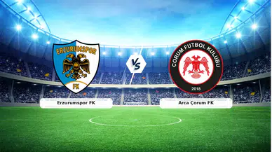 Erzurumspor FK - Arca Çorum FK maçı ne zaman, saat kaçta ve hangi kanalda?