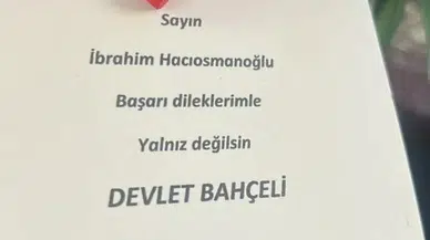 Devlet Bahçeli'den TFF Başkanı Hacıosmanoğlu'na destek