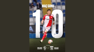 Sivasspor, Sarıyer'e 1-0 yenilerek yenilmezlik serisini sona erdirdi