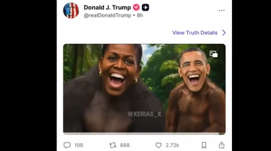 Trump'ın paylaştığı tartışmalı video, ABD'de siyasi kutuplaşmayı derinleştiriyor