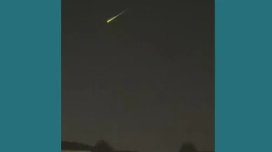 Uşak'ta gökyüzünde görülen gizemli cisim paniğe neden oldu