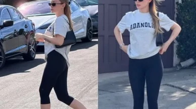 Danla Bilic, "Capri tayt"ı ile gündem oldu: Kendini Kendall Jenner mı sandın?