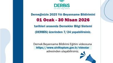 Dernekler için dikkatli olun: Beyanname son tarihi 30 Nisan