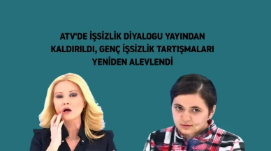 ATV'de işsizlik diyalogu yayından kaldırıldı